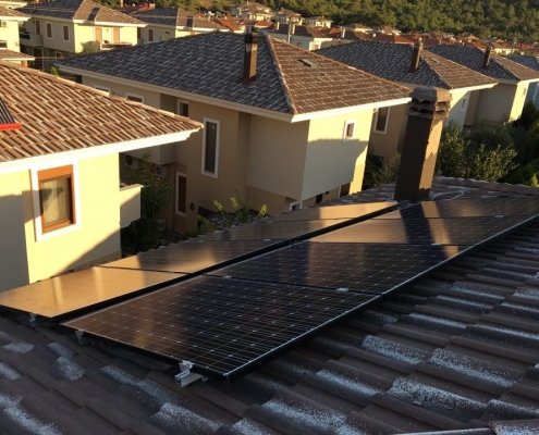 ayvalık on-grid sistem güneş enerjisi elektrik üretimi