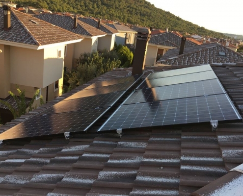 ayvalık on-grid sistem güneş enerjisi elektrik üretimi