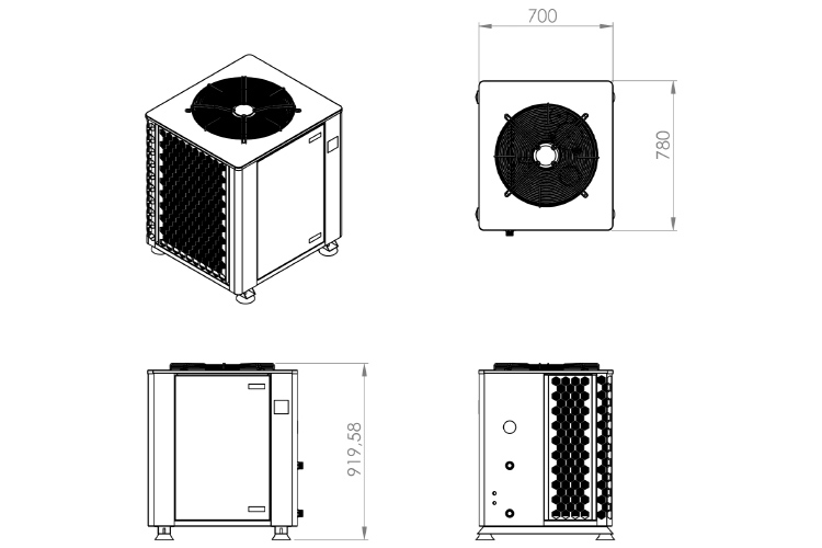 ısı pompası solimpeks hava kaynaklı inverter ısı pompası